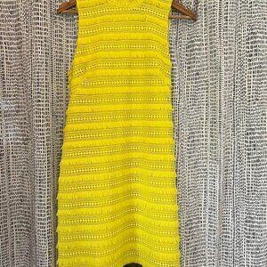 JCREW Yellow Sheath Dress Size 6